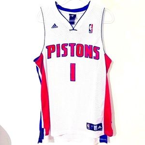 𝅺nba Jersey Detroit Pistons BILLUPS Large +2 Tall